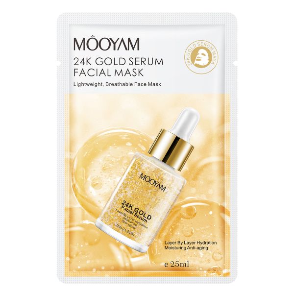 Mask - serum for restoring skin elasticity with gold MOOYAM.(13300)